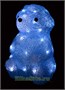 Акриловая фигура МЕДВЕДЬ 29,5 см, 40 холодных белых LED-огней, 24В, IP44 - WK923222143 SnowTech 215596632