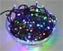 Гирлянда нить 16м. 200 разноцветных диодов, черный пвх - LN-200L-RGB-BK LEON LED (LIGHT) 1012731429