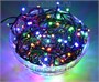 Гирлянда нить 16м. 200 разноцветных диодов, черный пвх - LN-200L-RGB-BK LEON LED (LIGHT) 1012731429