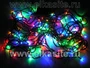 Гирлянда нить 11м. 140 разноцветных диодов, черный пвх - LN-140L-RGB-BK LEON LED (LIGHT) 1107210251