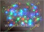 Гирлянда нить 7.5м. 100 разноцветных диодов, прозрачный пвх - LN-100L-RGB LEON LED (LIGHT) 1783230430