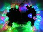 Гирлянда 5м. Кристалы 50 диодов Хамелеон, черный пвх - X-35-50L-RGB/2 LEON LED (LIGHT) 918278948