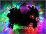 Гирлянда 5м. Кристалы 50 диодов Хамелеон, черный пвх - X-35-50L-RGB/2 LEON LED (LIGHT) 918278948