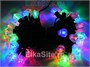 Гирлянда 5м. Кристалы 50 диодов Хамелеон, черный пвх - X-35-50L-RGB/2 LEON LED (LIGHT) 918278948