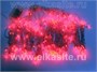 Светодиодный занавес 2x1.5м. 240 красных диодов, прозрачный пвх - 240L4F-RD LEON LED (LIGHT) 1838169692