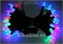 Гирлянда 5м. Свечки Маленькие 50 диодов Хамелеон, черный пвх - X-43-50L-RGB/2 LEON LED (LIGHT) 1174178866