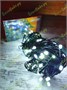 Гирлянда нить 7.5м. 100 белых диодов, черный пвх - LN-100L-W-BK LEON LED (LIGHT) 289084172