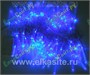 Гирлянда синие Кисточки 6м. 80 диодов - 80L-BL-OV 1300155745