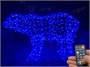 Медведь светодиодный уличный 130x230x75 см. Хамелеон SMART RGB - 18261 ЕлкаСайт 527692541