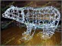 Медведь светодиодный уличный 90x157x48 см. цвет белый - 17093 ЕлкаСайт 986657544