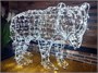 Медведь Мишка светодиодный уличный 95x150x65 см. цвет белый - 18457 ЕлкаСайт 1846014109