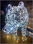 Медведь Мишка светодиодный уличный 95x150x65 см. цвет белый - 18457 ЕлкаСайт 1846014109
