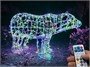 Медведь светодиодный уличный 65x110x40 см. Хамелеон SMART RGB 24V - 18256 ЕлкаСайт 951731386