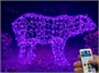 Медведь светодиодный уличный 65x110x40 см. Хамелеон SMART RGB 24V - 18256 ЕлкаСайт 951731386