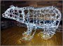 Медведь светодиодный уличный 65x110x40 см. цвет белый - 17091 ЕлкаСайт 869200050