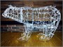 Медведь светодиодный уличный 65x110x40 см. цвет белый - 17091 ЕлкаСайт 869200050