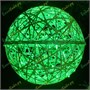 Шар светодиодный 60 см., композитный, цвет зеленый, 24V, IP65 - 16944 ЕлкаСайт 1690770650