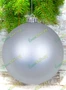 Новогодний Шар-20см. серебристый матовый 1 шт. - Д200М/1s 12854428