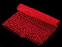 Сетка Деколэйс Stylnet Красный с глиттером, гибкий пвх, 10см.x1м. - 16651 1680144816