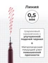 Комплект красных гелевых ручек GrafArt Малевичъ 0.5 мм, 12 шт 618419933