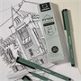Набор капиллярных ручек линеров Малевичъ, 3 шт (01, 03, BR) 300367067