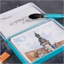 Набор открыток в металлической коробке Малевичъ Monet, 100% хлопок, 300 г/м, Fin, А6, 20л 1118377056