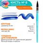 Кисть для акварели профессиональная Premium, белка микс 265760941