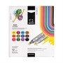 Набор спиртовых маркеров Малевичъ Graf'Art Brush, Базовый 12 цветов 1374894349