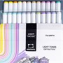 Набор спиртовых маркеров Малевичъ Graf'Art Brush, Светлые тона 24 цвета 457619921