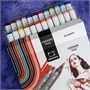 Набор спиртовых маркеров Малевичъ Graf'Art Brush, Мода 24 цвета 7993496