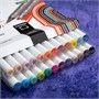 Набор спиртовых маркеров Малевичъ Graf'Art Brush, Мода 24 цвета 7993496
