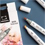 Набор спиртовых маркеров Малевичъ Graf'Art Brush, Телесные 6 цветов 497691225