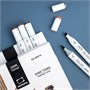 Набор спиртовых маркеров Малевичъ Graf'Art Brush, Темные тона 24 цвета 1556574709