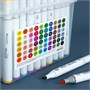 Набор спиртовых маркеров Малевичъ Graf'Art Brush, Базовый 60 цветов 1974454551