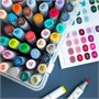 Набор спиртовых маркеров Малевичъ Graf'Art Brush, Базовый 60 цветов 1974454551
