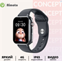 Детские умные часы AIMOTO|КНОПКА ЖИЗНИ Aimoto Concept, черные 9240201 3686853