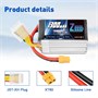 Аккумулятор Zeee 1300мАч 6S 120C LiPo (XT60) 282525226