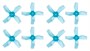Пропеллеры Gemfan 31мм 1220 4-лопастные (Вал 0,8 мм) 1745304706