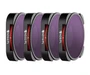 Набор нейтрально-поляризационных фильтров (ND8-PL/16/32/64) GoPro HERO12/11/10/9 Black и 11 Black Mini (Bright Day) (Freewell) 642201071