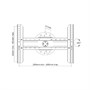 Кронштейн настенный OMB GYRO MOUNT (black) для размера 37-70” 479845939