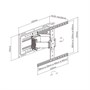 Кронштейн настенный FIX LPA72-464A для размера 37"-90" (black) 503418013