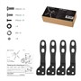Переходник-адаптер ONKRON A2G Black 1480626596