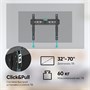 Кронштейн настенный ONKRON TM5 чёрный для размера 32"-70" 105970912