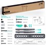 Кронштейн настенный ONKRON FM6 чёрный для размера 43"-85" 161632098