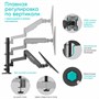 Кронштейн настольный для двух мониторов ONKRON G140 Black для размера 13"-32" 971835294