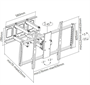 Кронштейн Digis DSM-P3796 поворотно-выдвижной для плоских и изогнутых ТВ 49"-100" 947370545