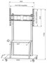 Мобильная напольная стойка Wize Pro M86 для размера 42”– 90” 1718237431