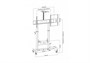 Мобильная напольная стойка Classic Solution CS T-F003 для размера 65-100" 385216771