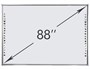 Интерактивная рельсовая система 4000x1200 мм с интерактивной доской 88" (меловой зеленый) "DigiTouch" 1686082132