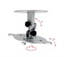 Штанга-удлинитель 300-500 для потолочного крепления OMB Monoprojector 100 (silver) 1798888572